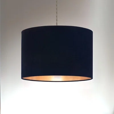 Pagazzi Velvie Navy & Copper Easyfit Pendant Shade