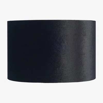Pagazzi Bow 30cm Black Velvet Cylinder Shade