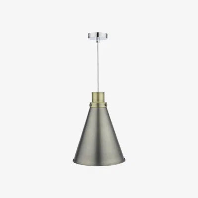 Pagazzi Potter Antique Chrome Pendant Shade