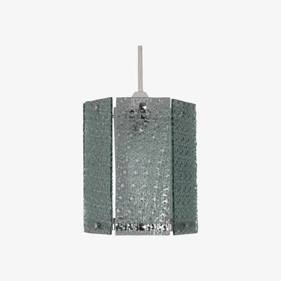 Pagazzi Ayala Hexagon Glass Pendant Ceiling Shade