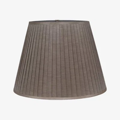 Pagazzi Harriet Side Pleat Drum Lamp Shade 40cm Mink