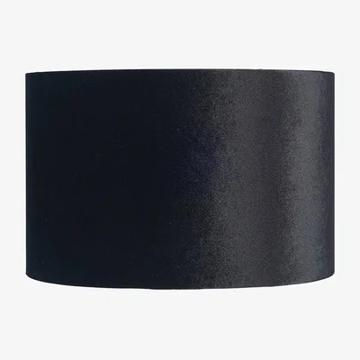 Pagazzi Bow 40cm Black Velvet Cylinder Shade