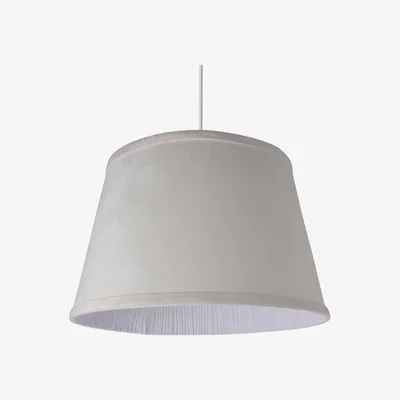 Pagazzi Vella White Velveteen 40cm Light Shade