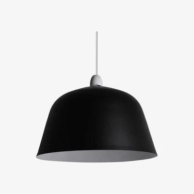 Pagazzi Olly Black Metal Dome 30cm Pendant Shade