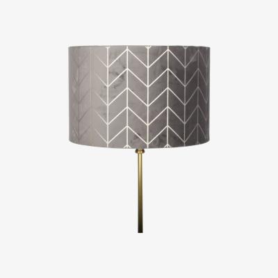 Pagazzi Parth Printed Velvet Grey Shade Small with Grey Card Lining