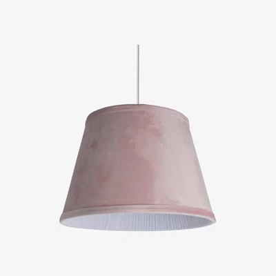 Pagazzi Vella Blush Pink Velveteen 30cm Light Shade