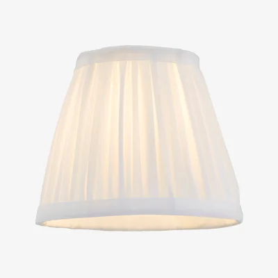 Pagazzi Junia Off White Pleated Candle Shade