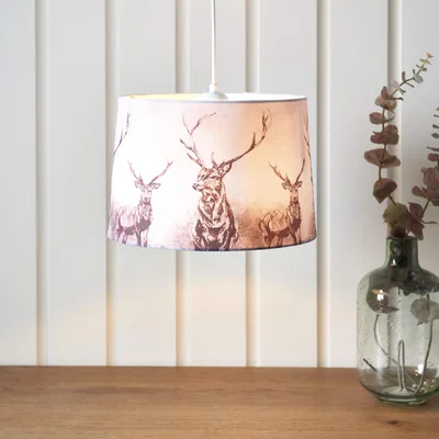 Pagazzi Hamish Sepia Printed Shade