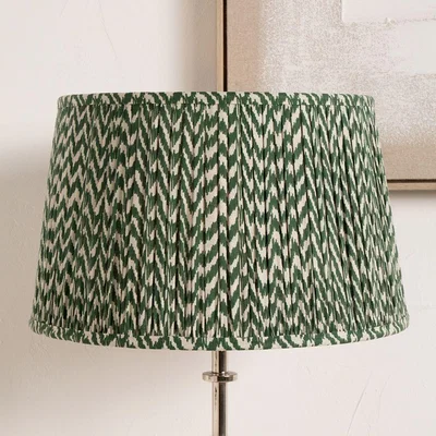 Pagazzi Vienna 40cm Green & White Chevron Shade