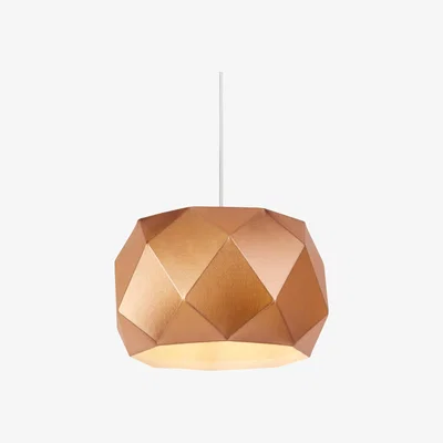 Pagazzi Seeley Geometric Pendant Copper Small