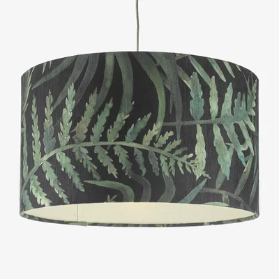 Pagazzi Bamboo Print Green Leaf 49cm Pendant Light Shade