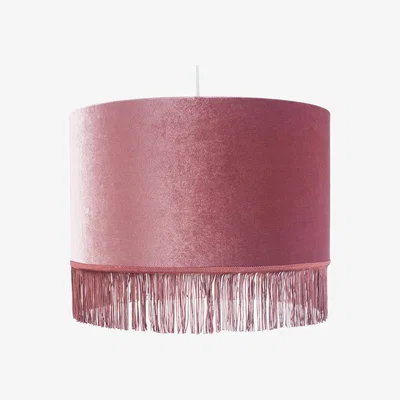 Pagazzi Charleston 45cm Blush Pink Velvet Pendant Light Shade