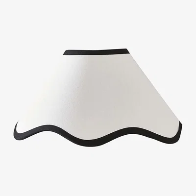 Pagazzi Ripple Shade Off White And Black 32Cm