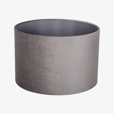 Pagazzi Lux 35cm Grey Velvet Shade