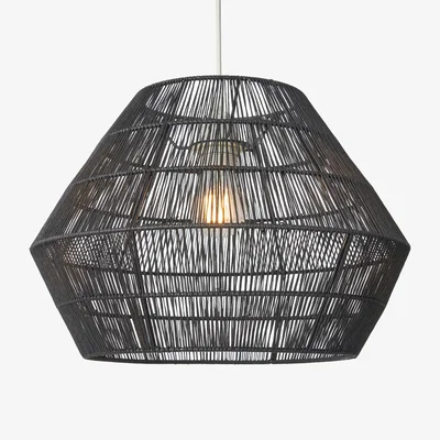 The Range Belsay String Easy to Fit Shade - Black