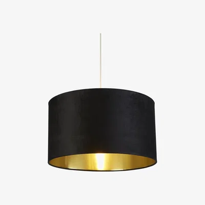 The Range Prague Black Velvet Shade - Black