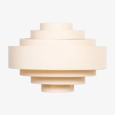 The Range Sette Cream Ceiling Pendant Shade - Cream