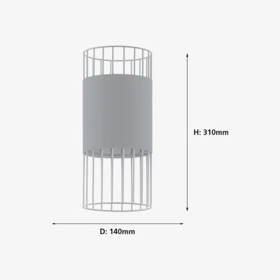 The Range EGLO Norumbega Shade Only - Grey