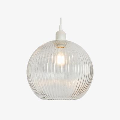 The Range Brianna Ribbed Glass Easy to Fit Shade - Clear