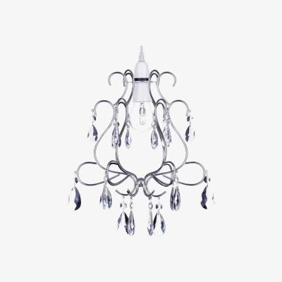 The Range Crystal Effect Droplet Easy to Fit Shade - Chrome