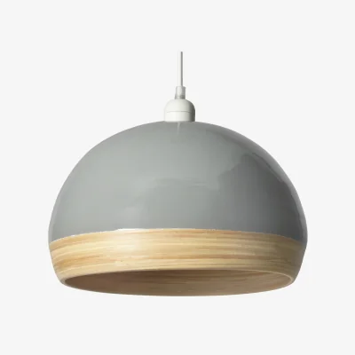 The Range Dominic Bamboo Easy to Fit Shade - Grey