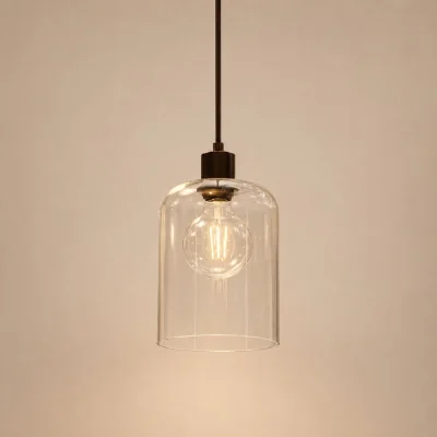The Range CGC MARINDA Clear Glass Cylinder Lampshade - Clear