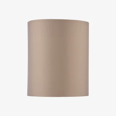 The Range Suelita Taupe Cotton Cylinder Shade 18.5cm