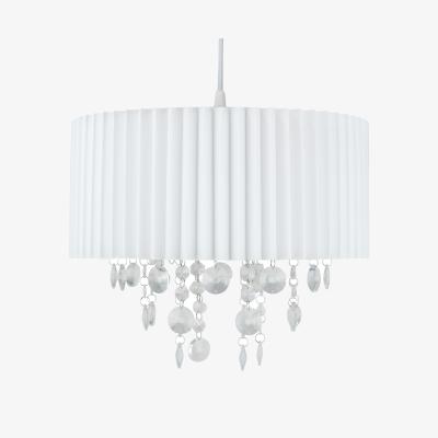 The Range Pleated Droplet Shade - White