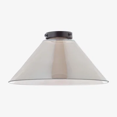 The Range Alina Glass Easy Fit Shade - Smoke