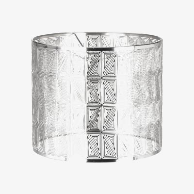 The Range Geometric Cut Out Pendant - Silver