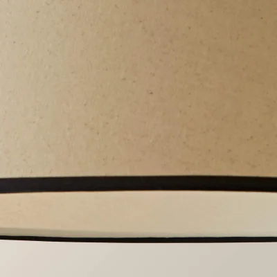 The Range Aspen Large Trim Tapered Lamp Shade - Black