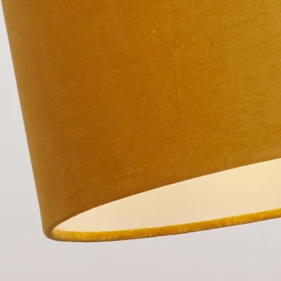 The Range Tyrell Small Ochre Velvet Shade - Ochre