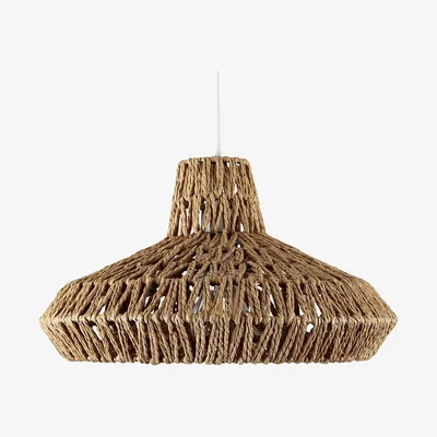 The Range Natural Woven Natural Ceiling Pendant Light Shade Weave Rope Lampshade - Brown