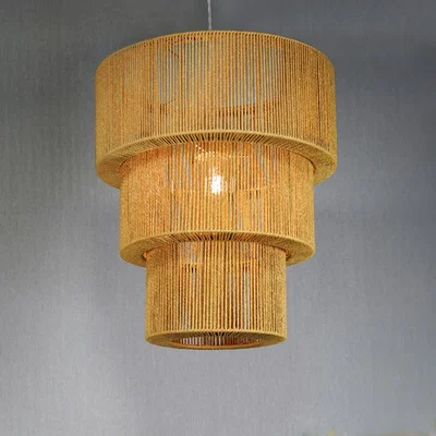 The Range 3 Tier Rope Shade - Brown