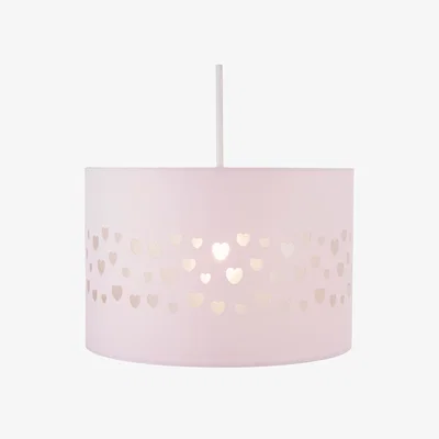 The Range Glow Hearts Ceiling Light Shade - Pink