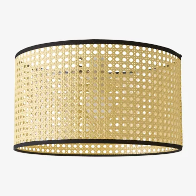 The Range Reni Natural Wicker Cane Lampshade - Cream