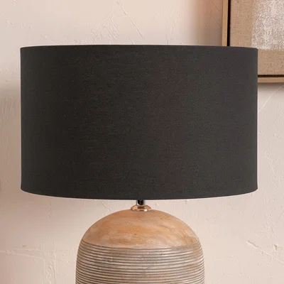 The Range 45cm Table Lamp Shade Drum Floor Lamp Shade - Grey