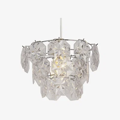 The Range Frost Tiered Ceiling Shade - Chrome