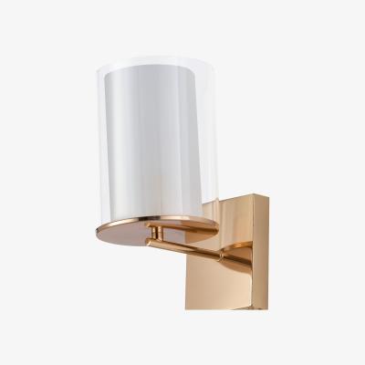 The Range Glass Lampshade Wall Light - Gold