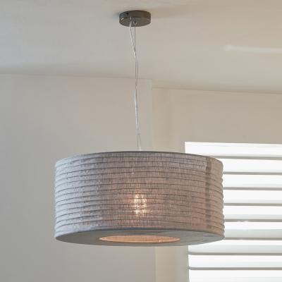 The Range 35cm Cylinder Ceiling Lampshade - Grey