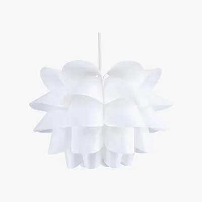 The Range Modern Intricate Design White Ceiling Pendant Light Shade - White
