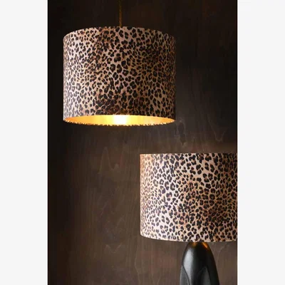 Rockett St George Leopard Love Drum Lamp Shade