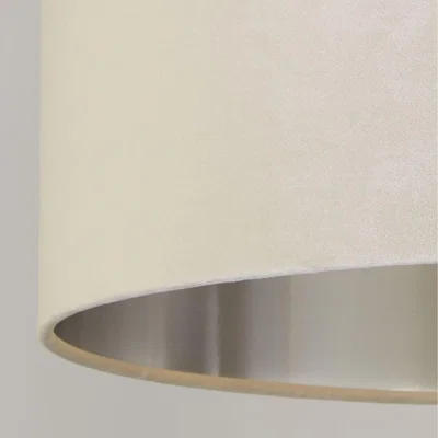 The Range Prague Cream Velvet Shade 40cm - Cream