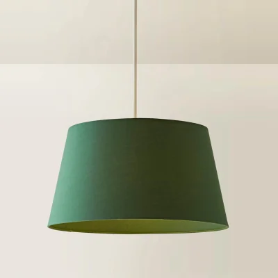 The Range Aspen Large Tapered Ceiling Lamp Shade - Forest Green