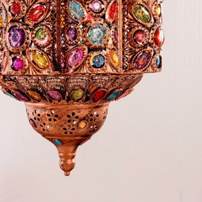 The Range Leyla Moroccan Bazaar Style Ceiling Lamp Shade - Bronze / 0.77kg
