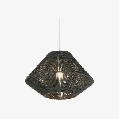 The Range Grey paper string woven shade  - Grey