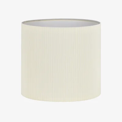 The Range Micropleat Fabric Shade - White Pleated Cotton