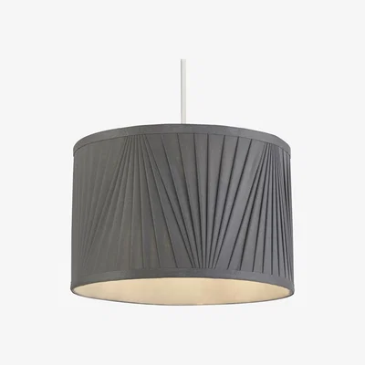 The Range Grey pleated shade - Grey