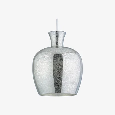 The Range Mercury Crackle Effect Pendant - Mercury