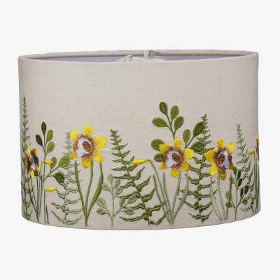 The Range Daffodil Embroidered Lamp Shade